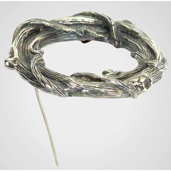 Vtg Mignon Faget Brooch Pin Fences Retired 1996 Collection 925 Sterling Silver - Picture 13 of 15